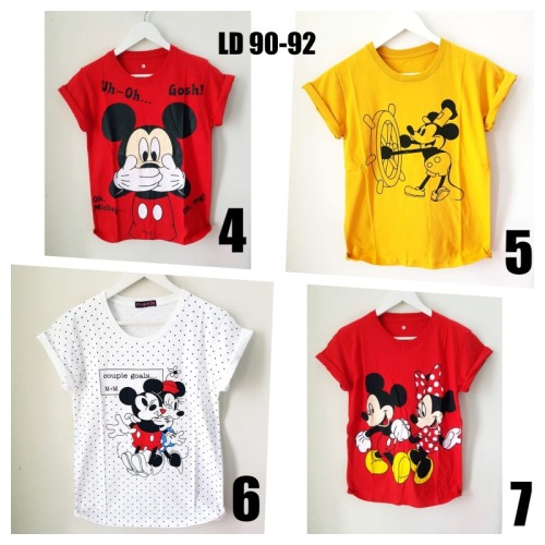  Baju  Kaos Karakter  Dewasa  Size S M Halalpedia