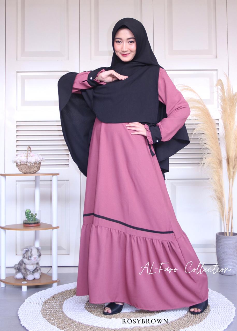 Gamis ITY Crepe Al-Faro Maharani Set Hijab | Halalpedia