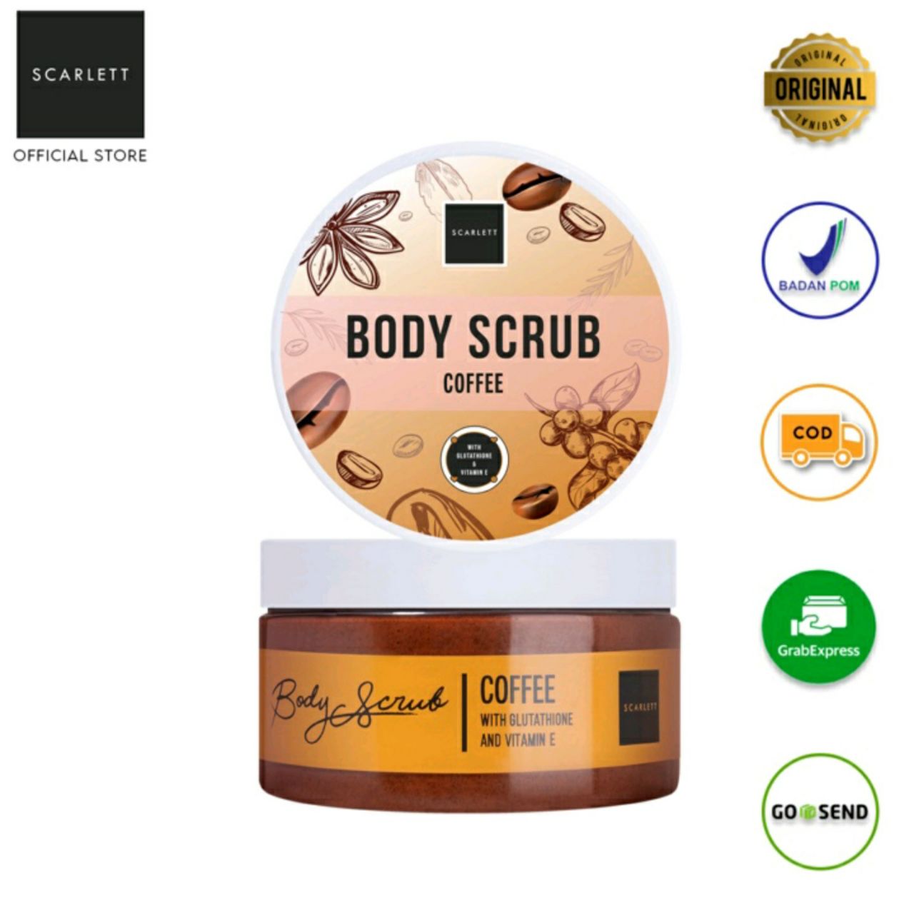 scarlett body scrub coffee ml