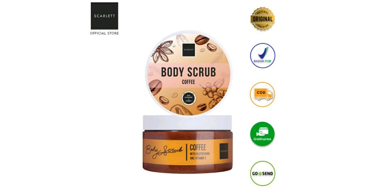 scarlett body scrub coffee ml