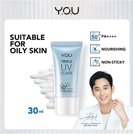 you sunscreen triple uv elixir spf pa uva uvb blue light protection