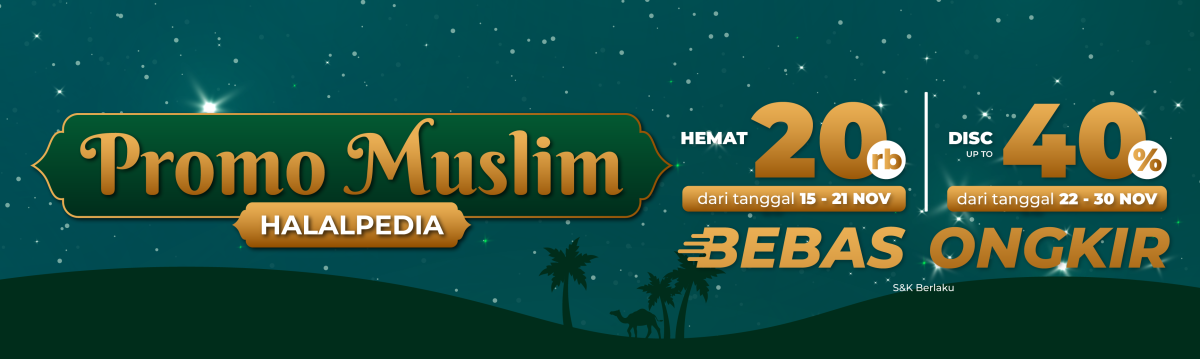 Promo November Muslim Halalpedia 40%